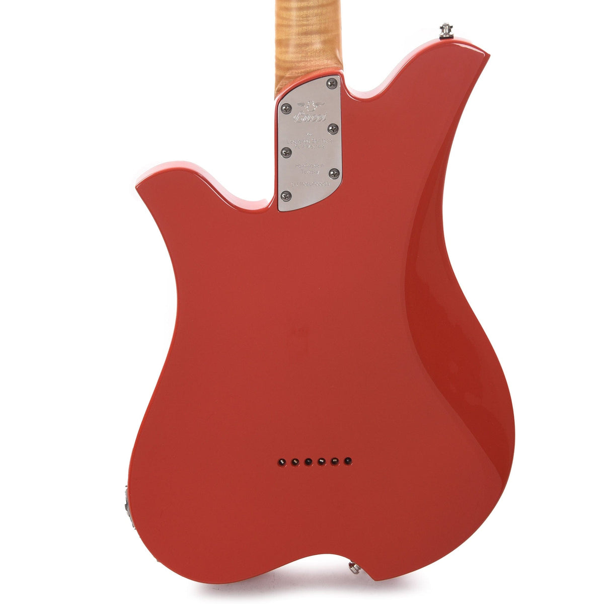 Bacci Leonardo Funk Machine Dual Output Baritone Sunset Red Electric Guitars / Baritone