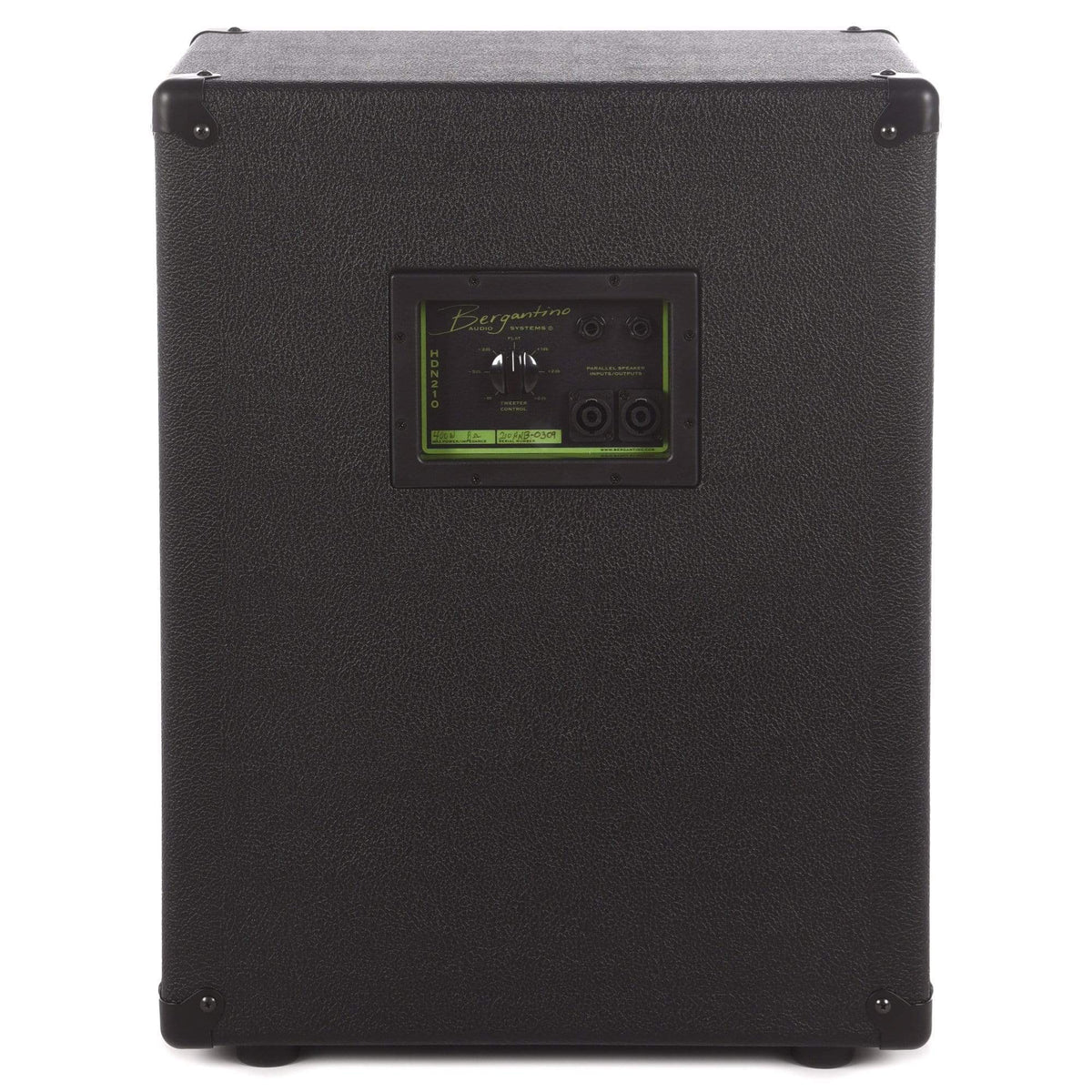Bergantino HDN210 Loudspeaker 8ohm 2x10 Cabinet Black Amps / Bass Cabinets