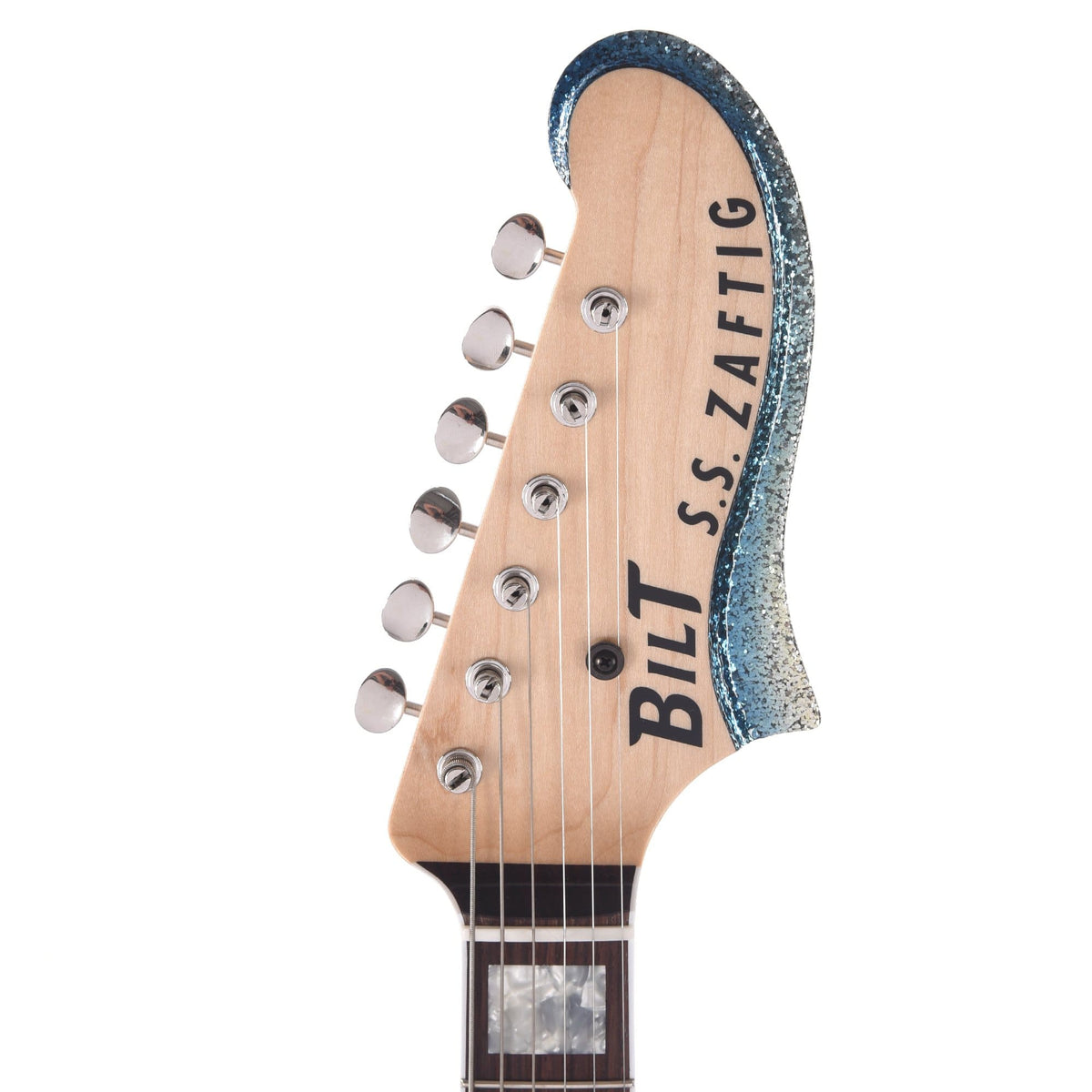 Bilt S.S. Zaftig Surfburst Flake w/Block Inlays, & Mastery Vibrato Electric Guitars / Semi-Hollow