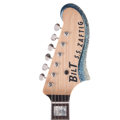 Bilt S.S. Zaftig Surfburst Flake w/Block Inlays, & Mastery Vibrato Electric Guitars / Semi-Hollow