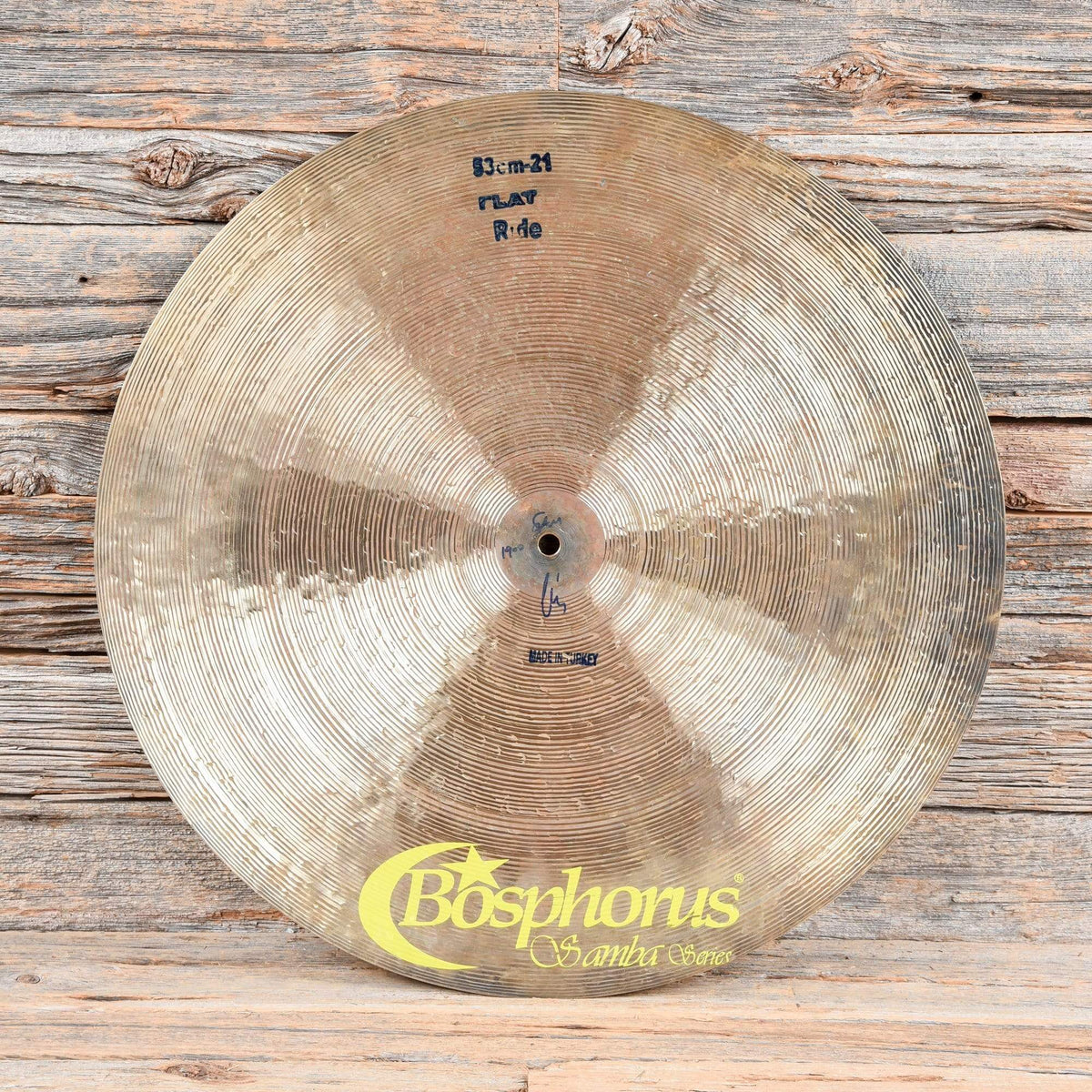 Bosphorus 21" Samba Series Flat Ride Drums and Percussion / Cymbals / Ride