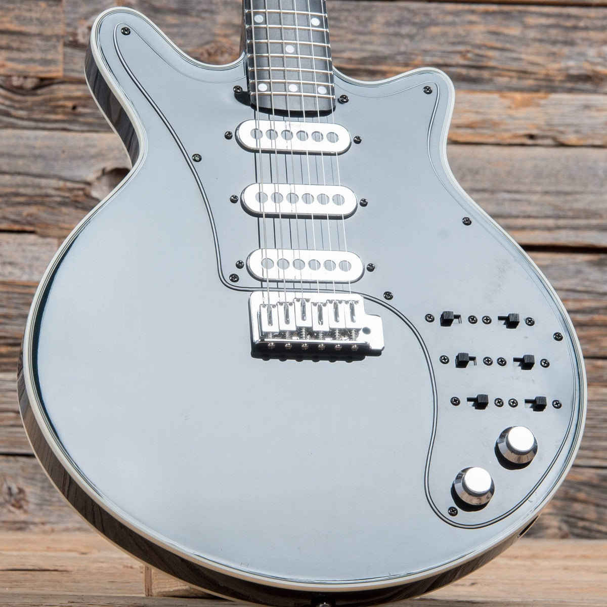 Burns Brian May Signature Special Translucent Green Electric Guitars / Solid Body