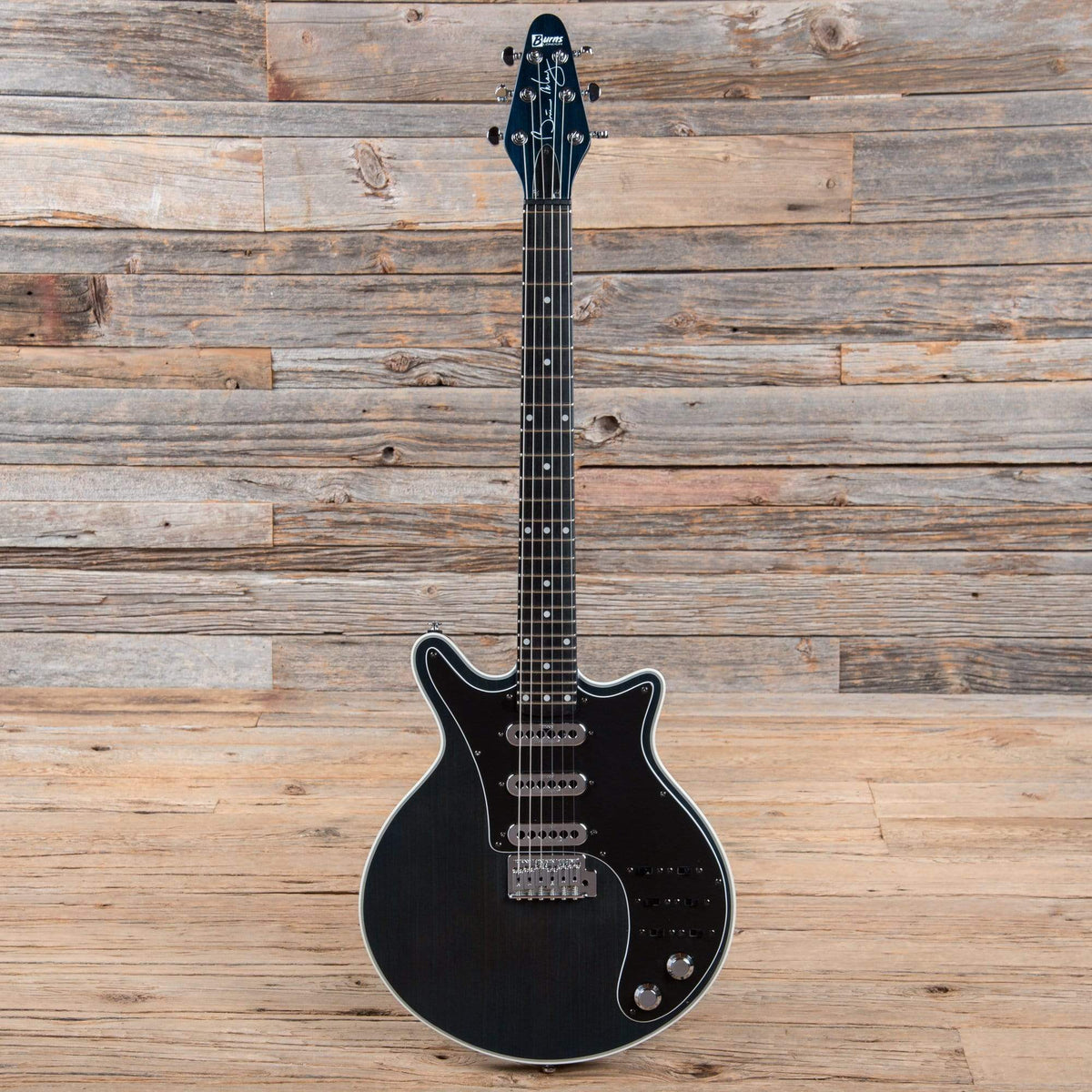 Burns Brian May Signature Special Translucent Green Electric Guitars / Solid Body