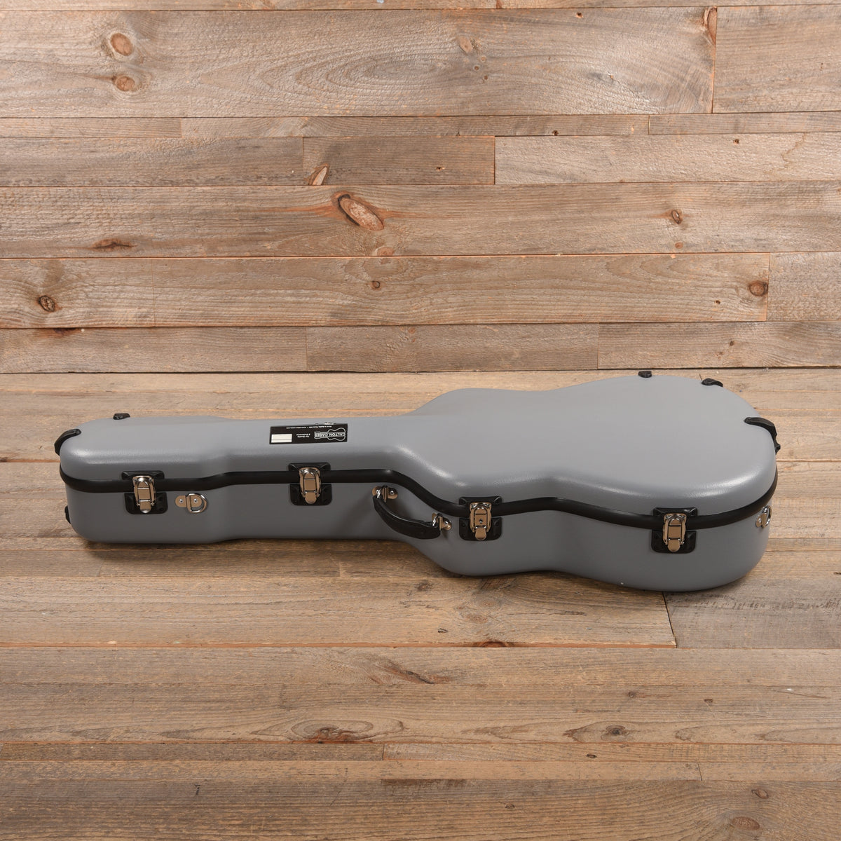 Calton Cases Acoustic D-18 Guitar Case Gray w/Blue Velvet Interior Accessories / Cases and Gig Bags / Guitar Cases