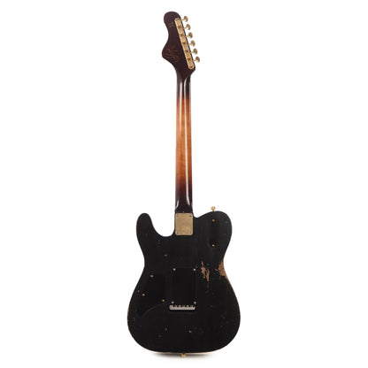 Castedosa Marianna Custom Aged Black w/Brazilian Rosewood Fingerboard & Novak Black Foil Pickups