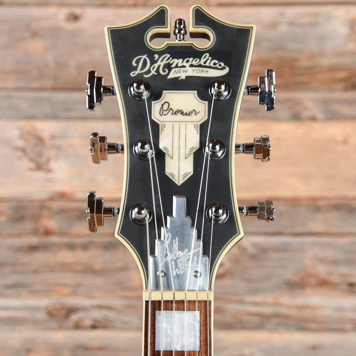 D'Angelico Bob Wier Premier SS Matte Stone 2017 Electric Guitars / Semi-Hollow