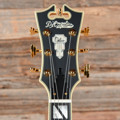 D'Angelico Deluxe SS Semi-Hollow Natural Electric Guitars / Semi-Hollow