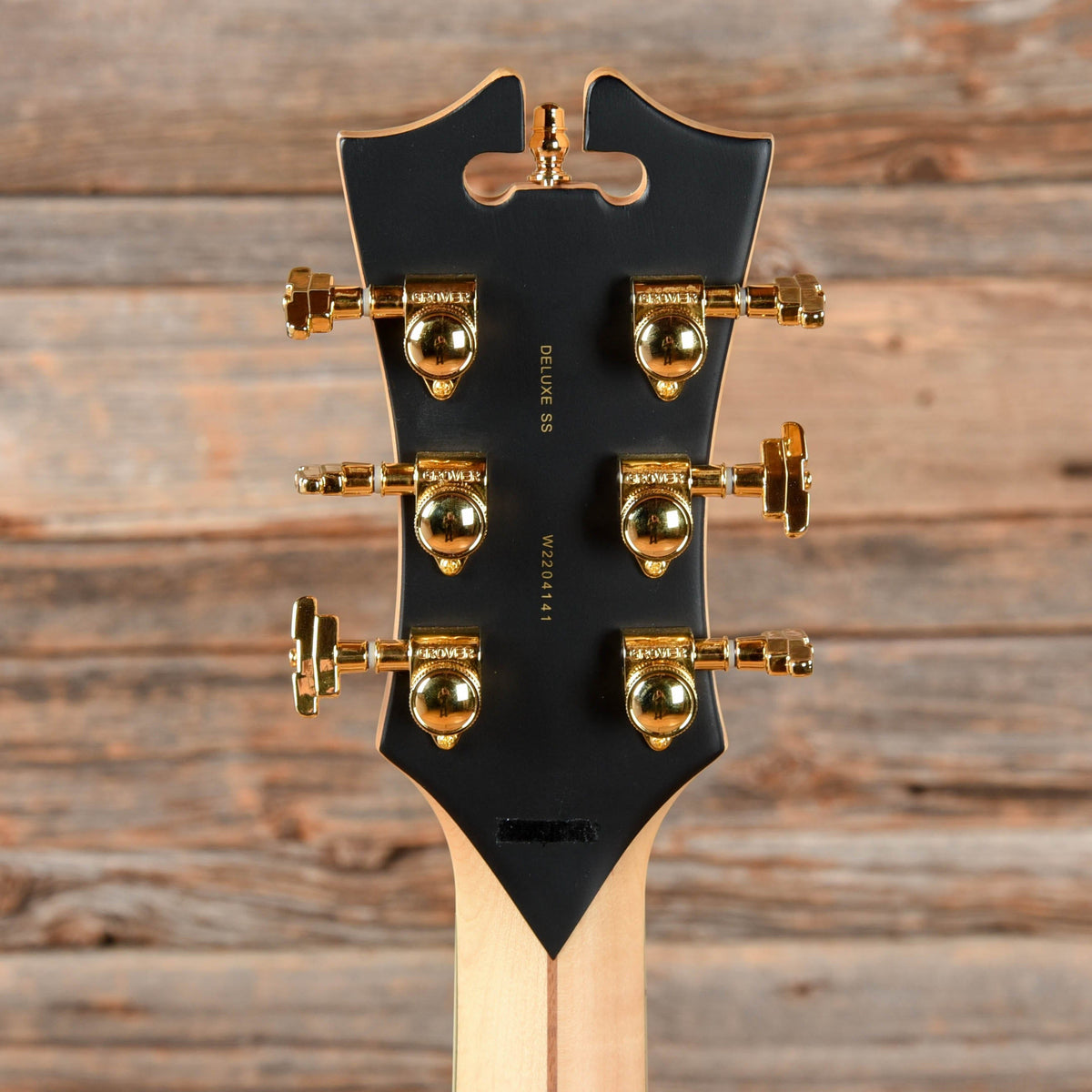 D'Angelico Deluxe SS Semi-Hollow Natural Electric Guitars / Semi-Hollow