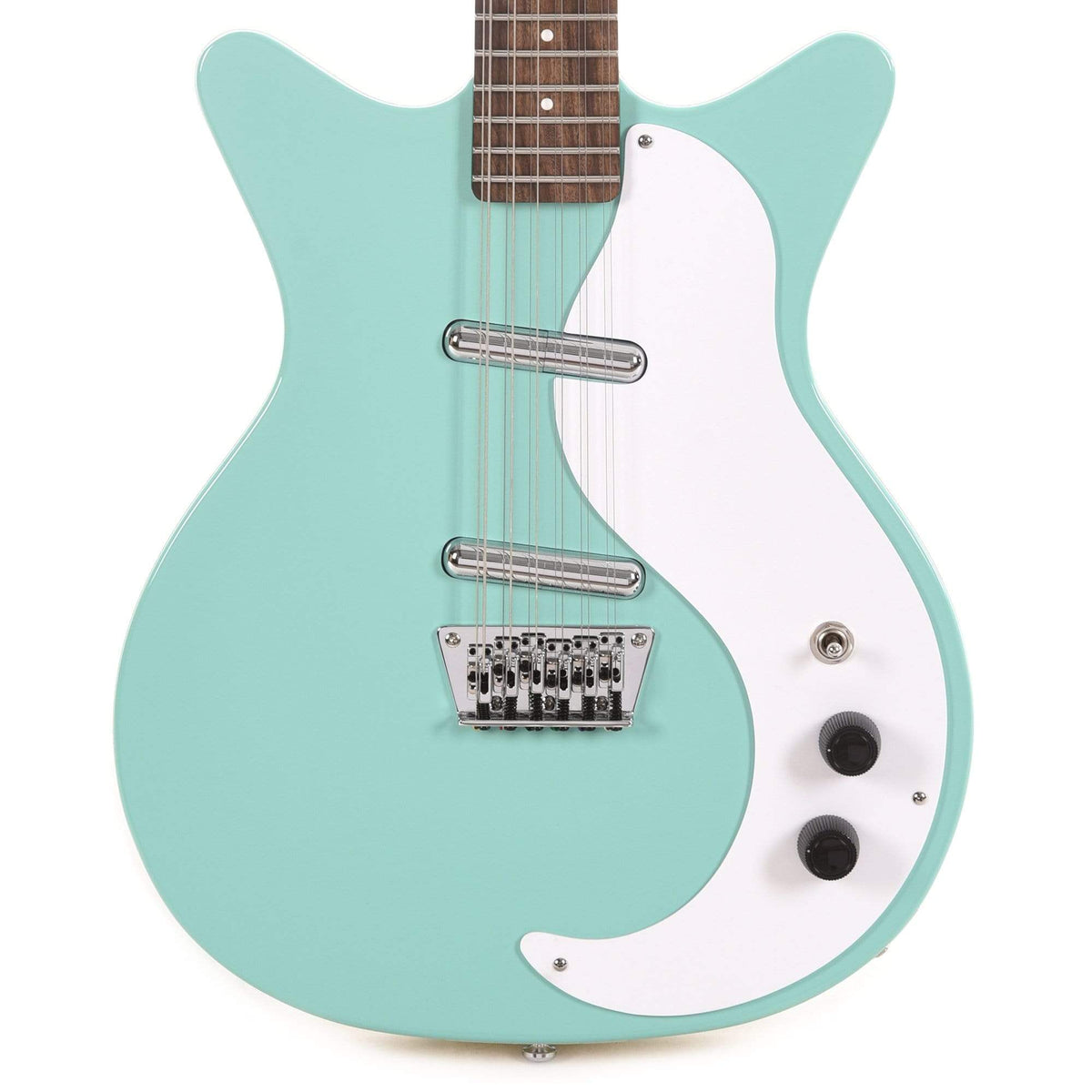 Danelectro 59DC 12-String Gloss Aqua Electric Guitars / 12-String