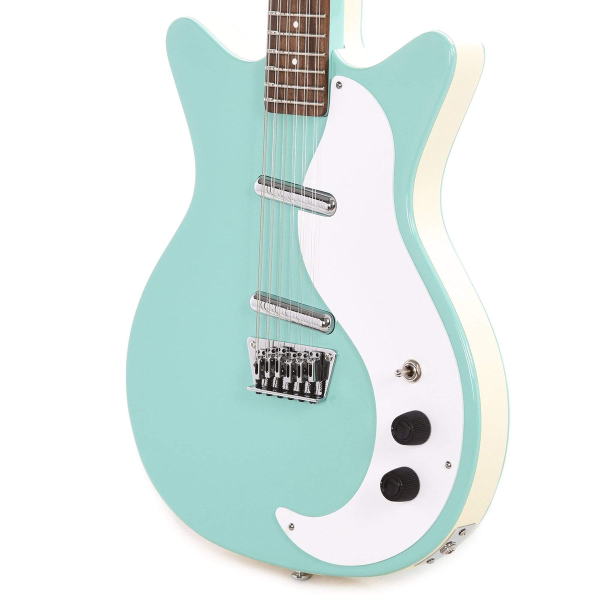 Danelectro 59DC 12-String Gloss Aqua Electric Guitars / 12-String