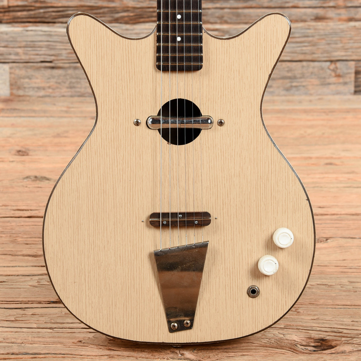 Danelectro Convertible Natural 1963 Electric Guitars / Hollow Body