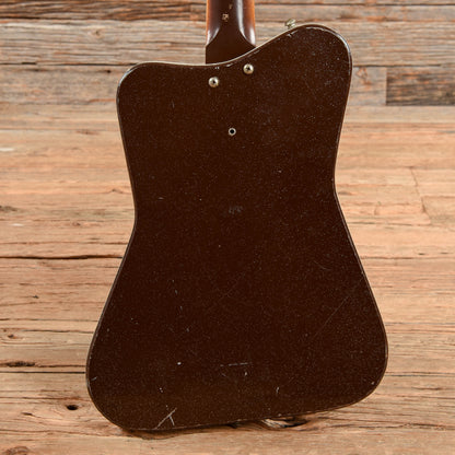 Danelectro Pro 1 Brown Sparkle 1960s Electric Guitars / Semi-Hollow