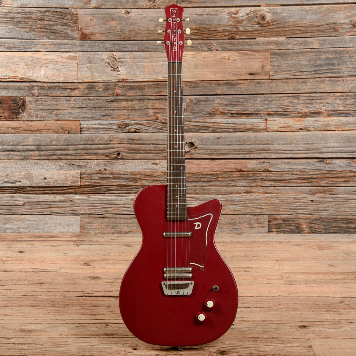 Danelectro '56 HS Red Electric Guitars / Solid Body