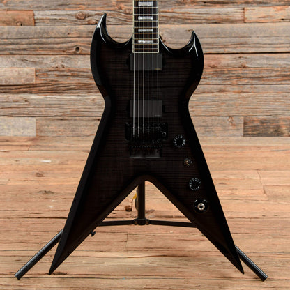 Dean Guitars Custom Run Splittail Trans Black Electric Guitars / Solid Body