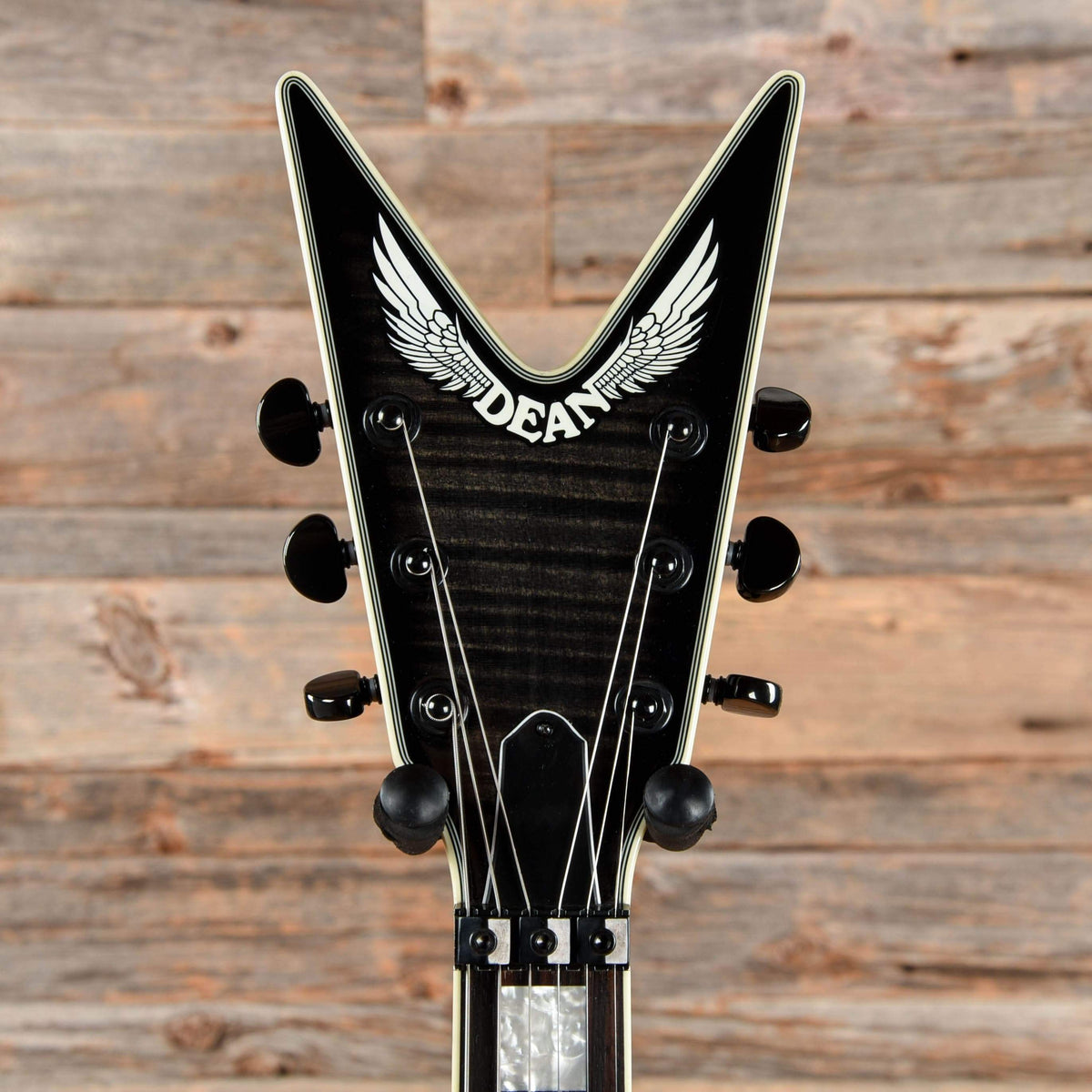 Dean Guitars Custom Run Splittail Trans Black Electric Guitars / Solid Body
