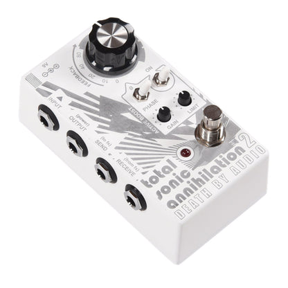 Death By Audio Total Sonic Annihilation 2 Feedback Looper with Active Boost and Limiter Effects and Pedals / Loop Pedals and Samplers