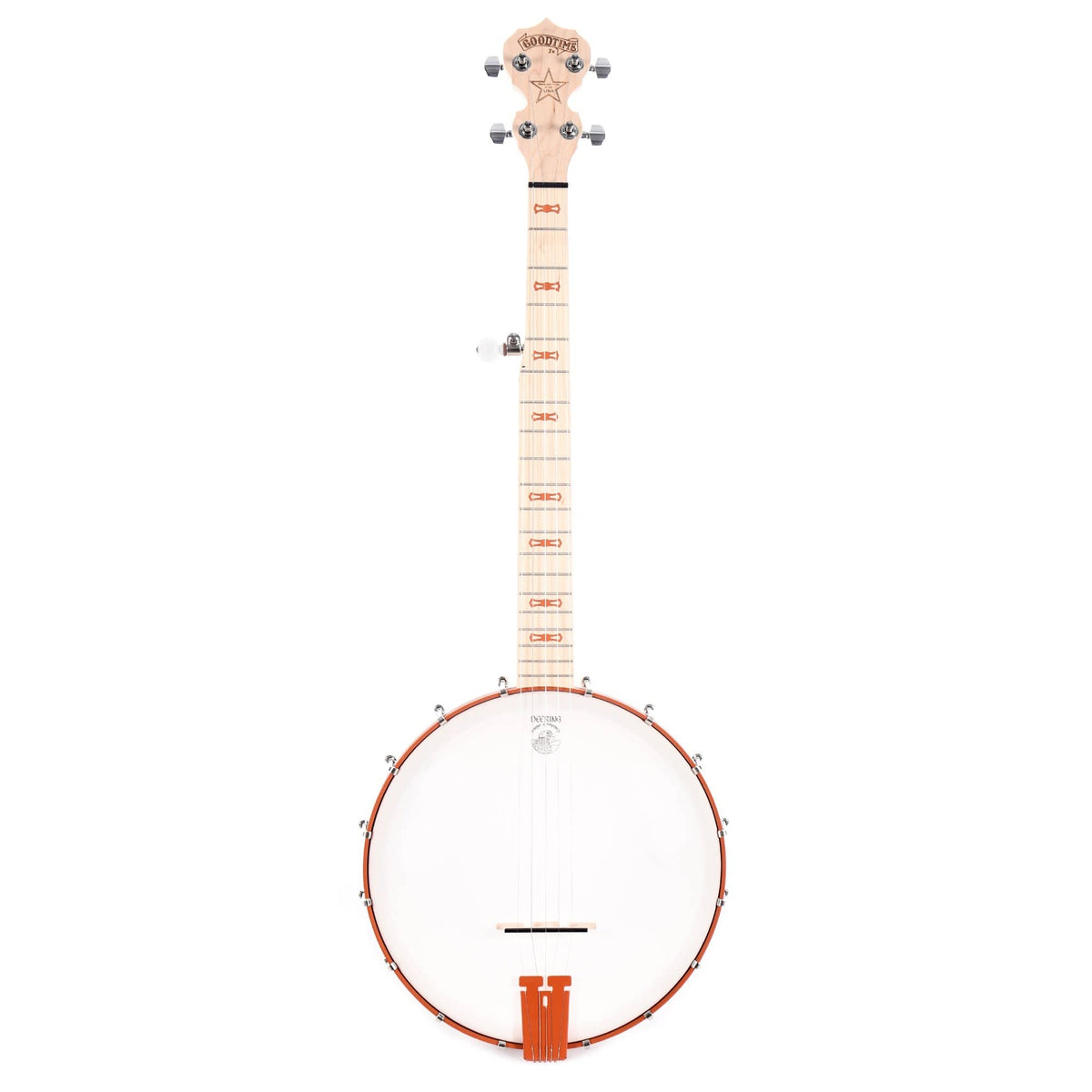 Deering Goodtime Jr. 5-String Openback Banjo Chevy Orange Folk Instruments / Banjos