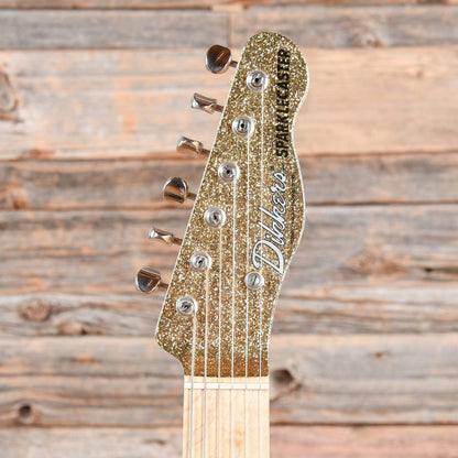 Dikkers Sparklecaster Gold Flake Electric Guitars / Solid Body