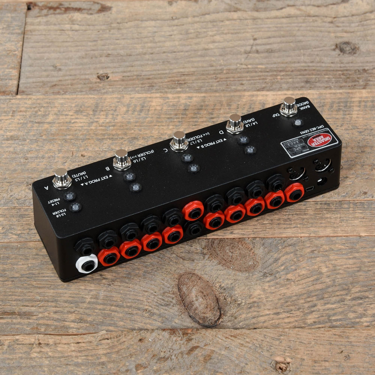 Disaster Area DPC-8EZ Gen3 Programmable Bypass Switcher with MIDI Effects and Pedals / Controllers, Volume and Expression