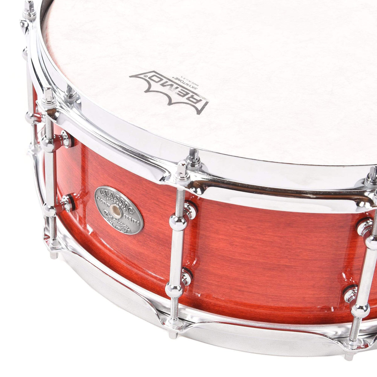 Doc Sweeney 5.5x14 Classic Series Solid Shell Maple Snare Drum Hand Rubbed Red Oil Drums and Percussion / Acoustic Drums / Snare