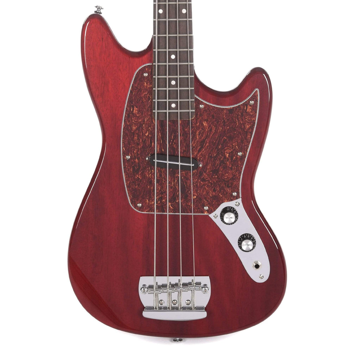 Eastwood Warren Ellis Bass Guitar Dark Cherry Bass Guitars / 4-String