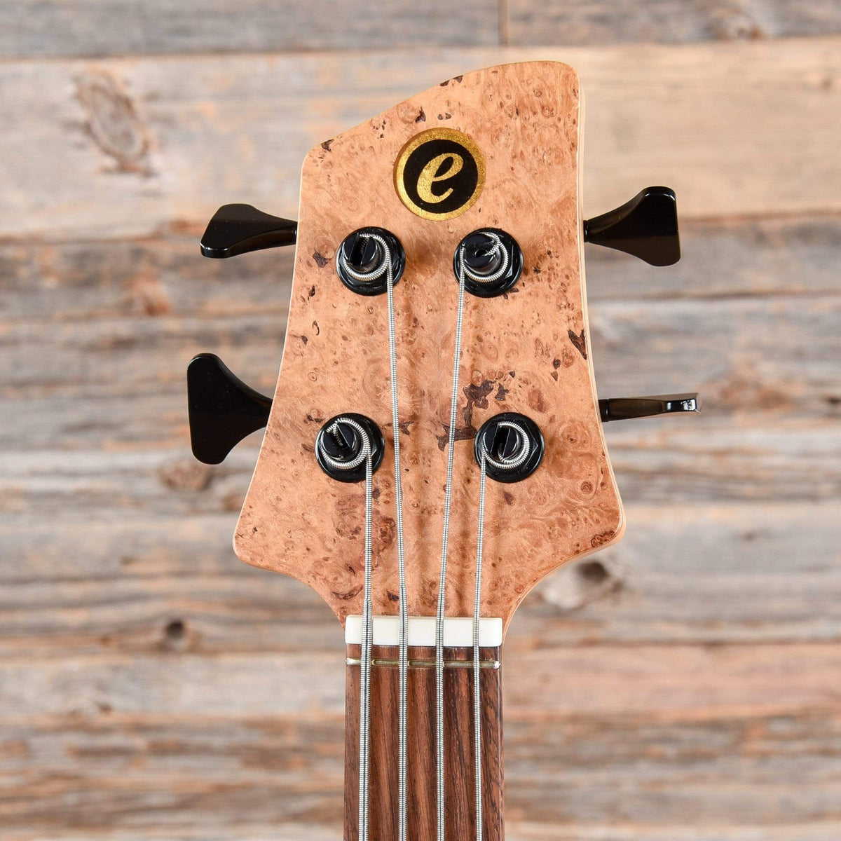 Elrick E-Volution Gold Series Maple Burl 2005 Bass Guitars / 4-String