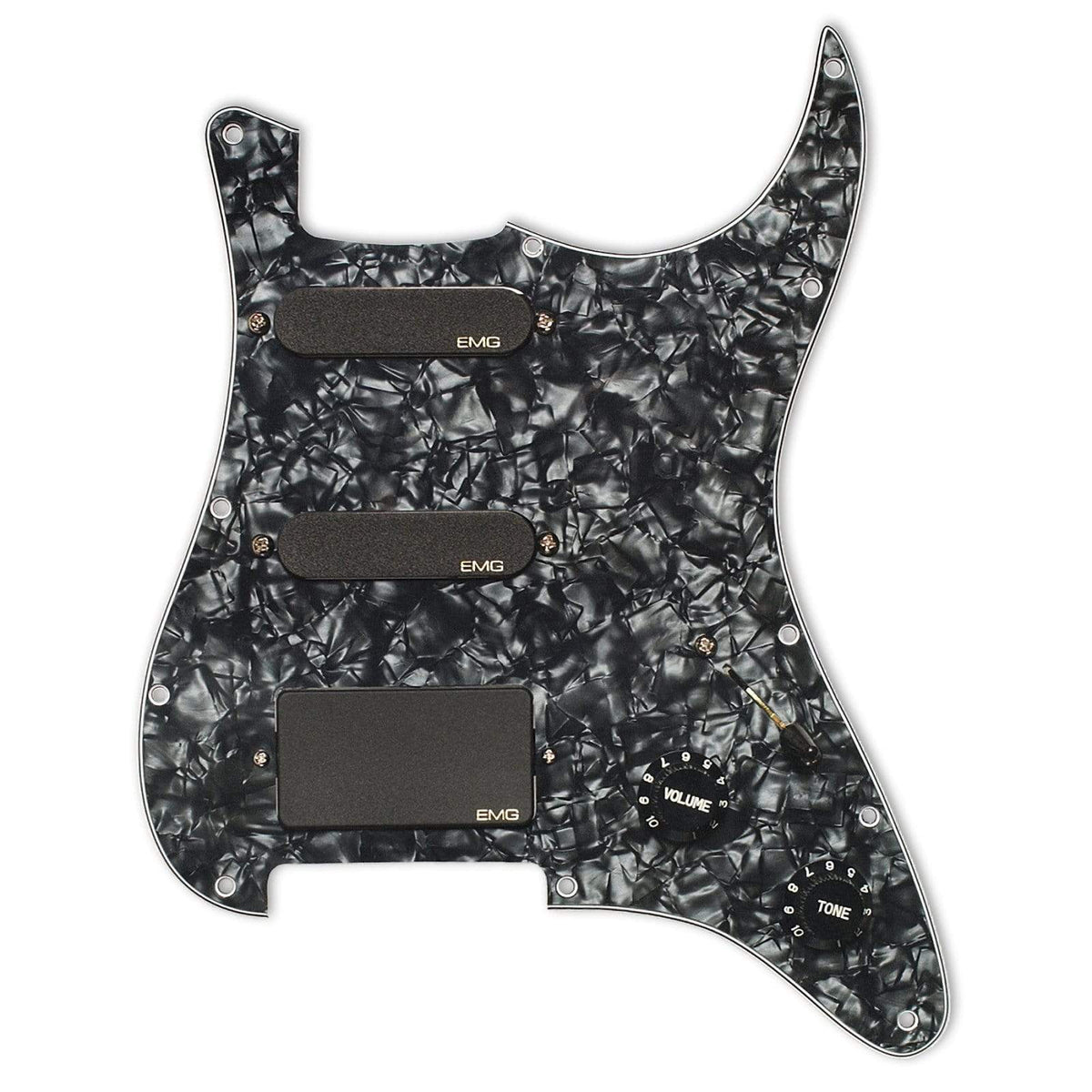 EMG Steve Lukather SLV/SLV/85 Pro Series Pre-Wired Pickguard Black Parts / Guitar Pickups