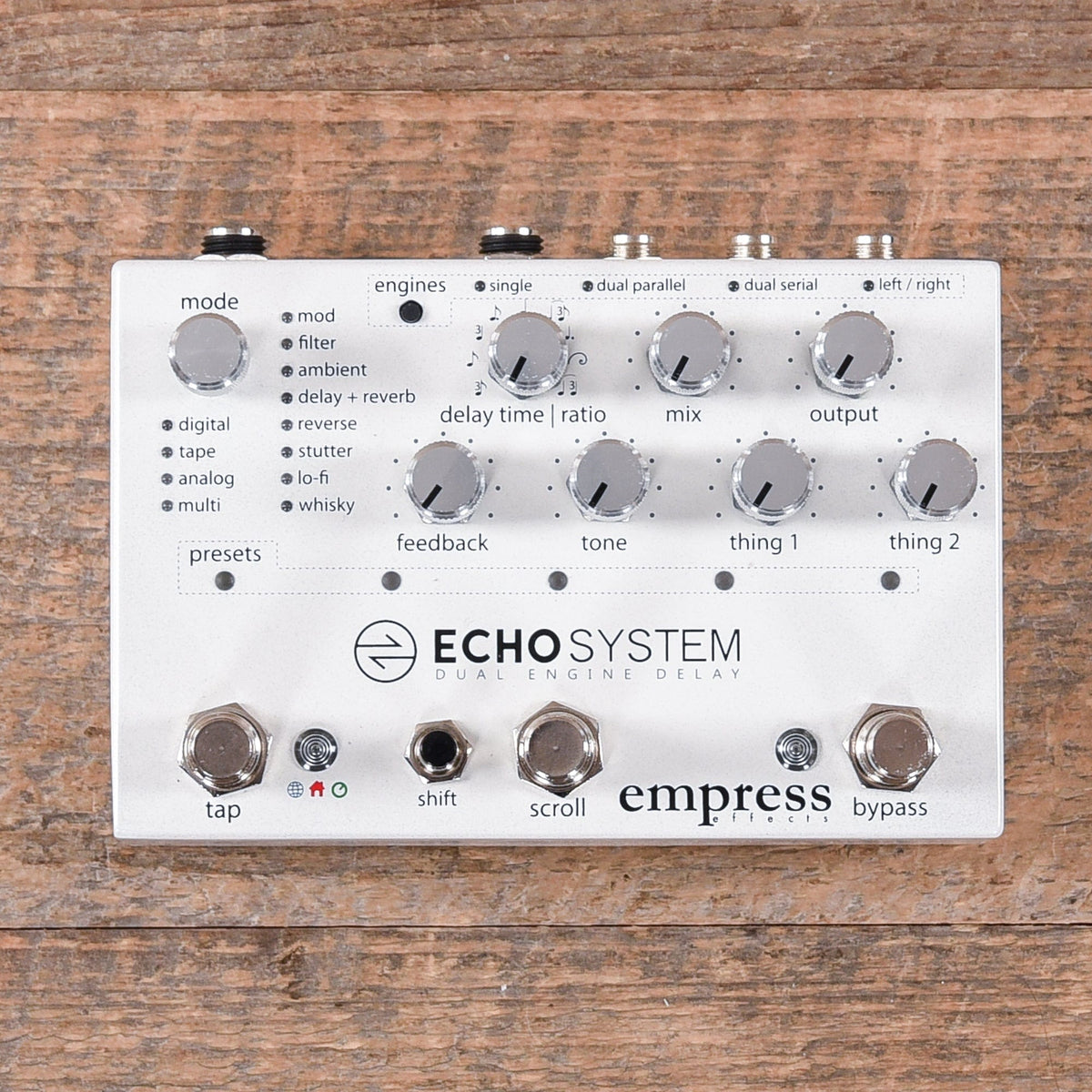Empress Effects EchoSystem Dual Engine Delay Effects and Pedals / Delay