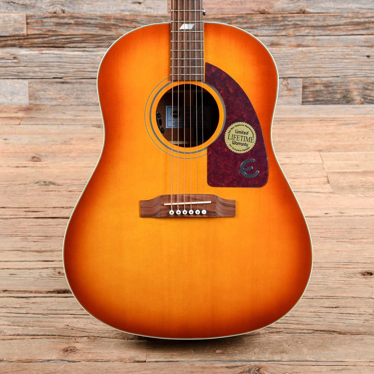 Epiphone Limited Peter Frampton "1964" Texan Premium Outfit w/Signed Certificate & LR Baggs DS-ELE Acoustic Guitars / Built-in Electronics