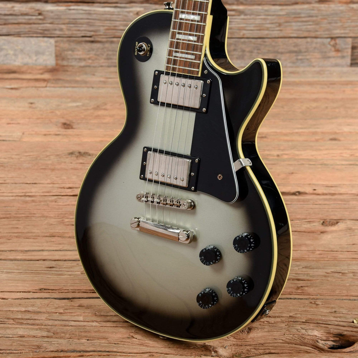 Epiphone Les Paul Custom Silverburst Electric Guitars / Solid Body