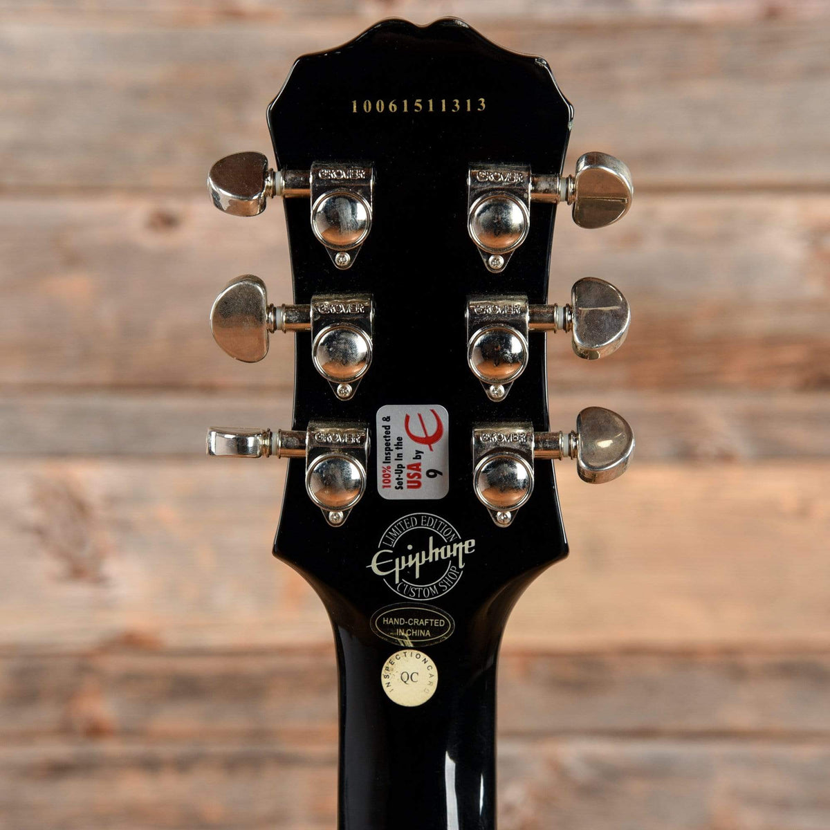 Epiphone Les Paul Custom Silverburst Electric Guitars / Solid Body