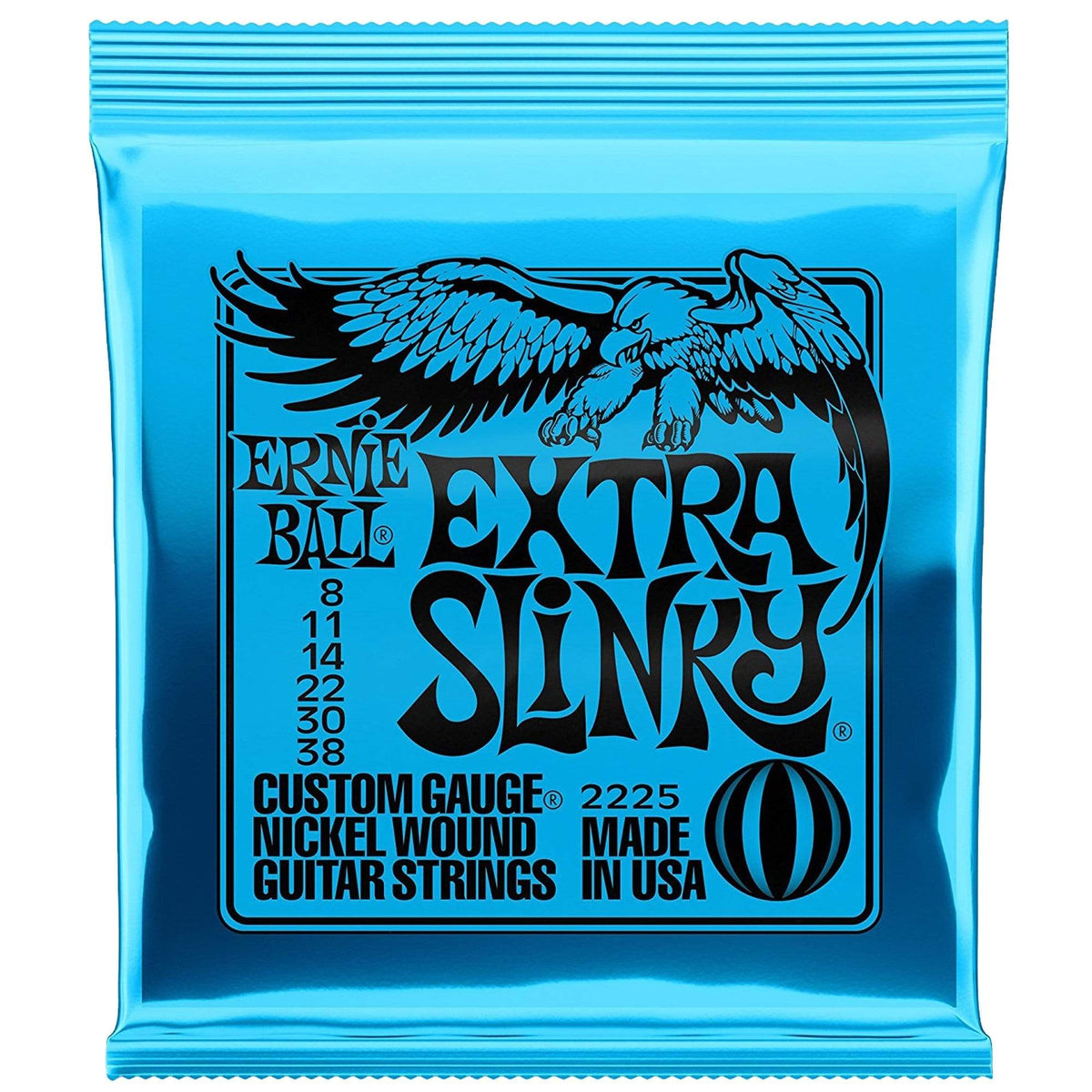 Ernie Ball 2225 Extra Slinky 8-38 (6 Pack Bundle) Accessories / Strings / Guitar Strings