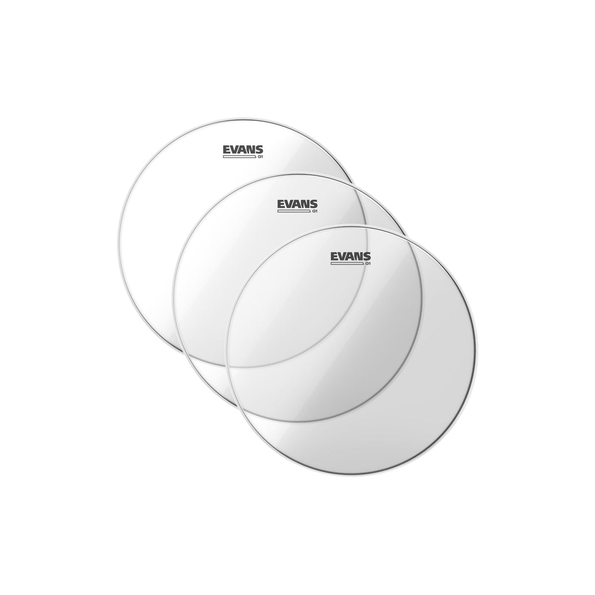 Evans 10" G1 Clear Drumhead (3 Pack Bundle) Drums and Percussion / Parts and Accessories / Heads