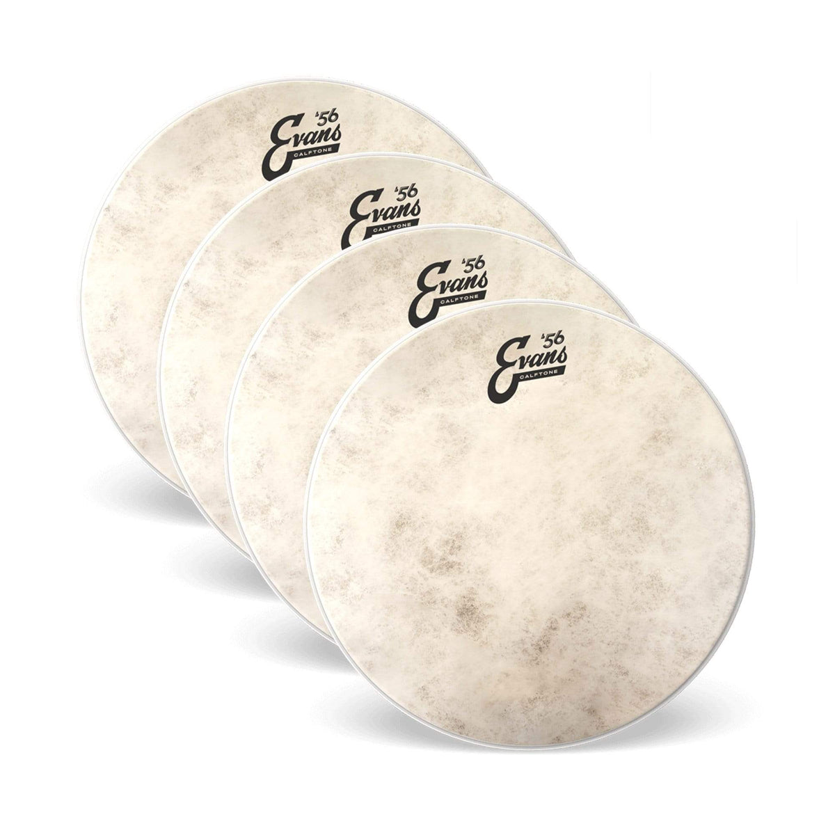 Evans 13" Calftone Tom Head (4 Pack Bundle) Drums and Percussion / Parts and Accessories / Heads