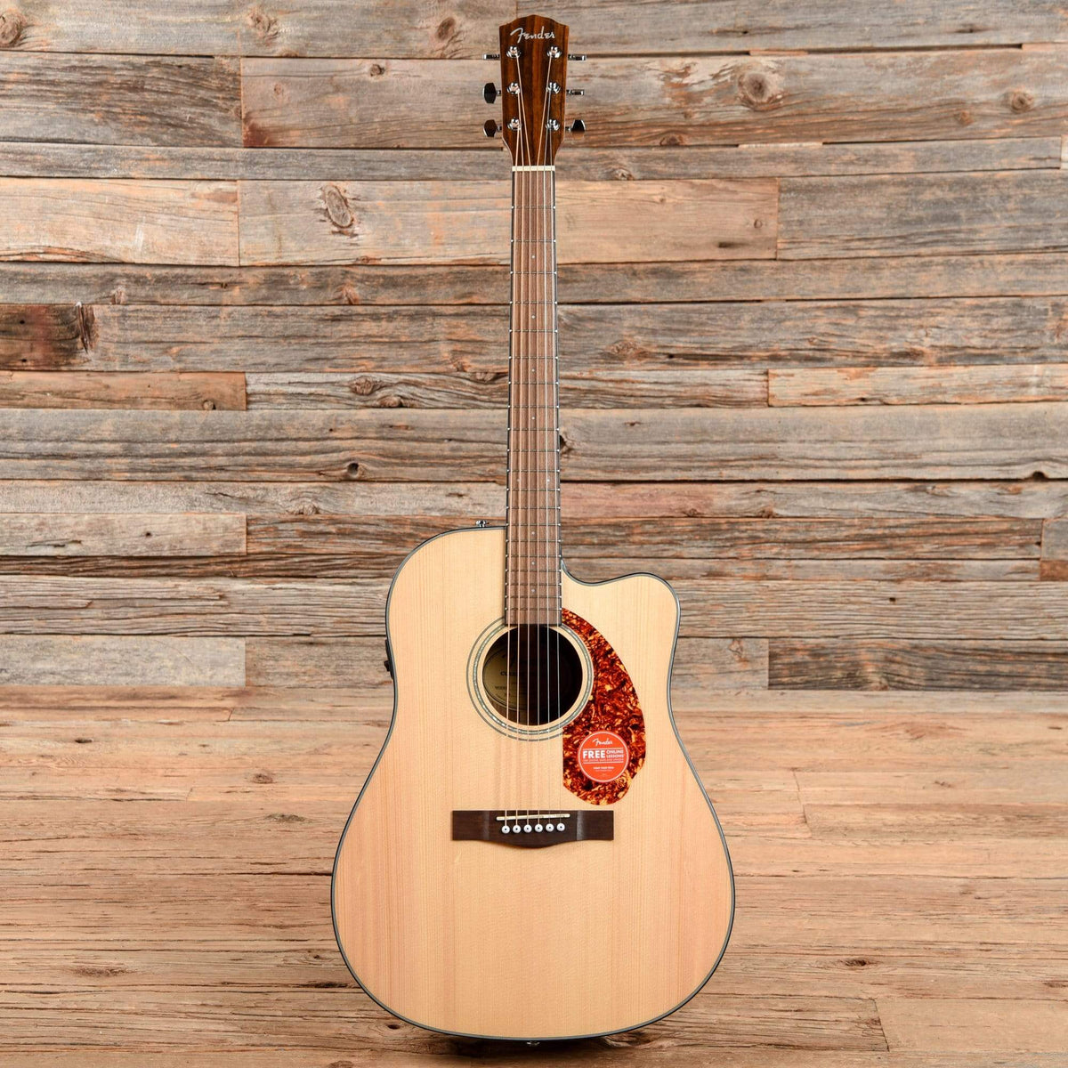 Fender CD-140SCE Solid Spruce/Ovangkol Dreadnought Natural 2021 Acoustic Guitars / Dreadnought