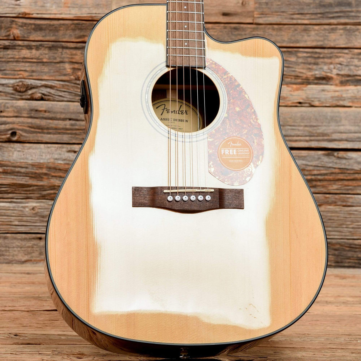 Fender CD-140SCE Solid Spruce/Ovangkol Dreadnought Natural 2021 Acoustic Guitars / Dreadnought