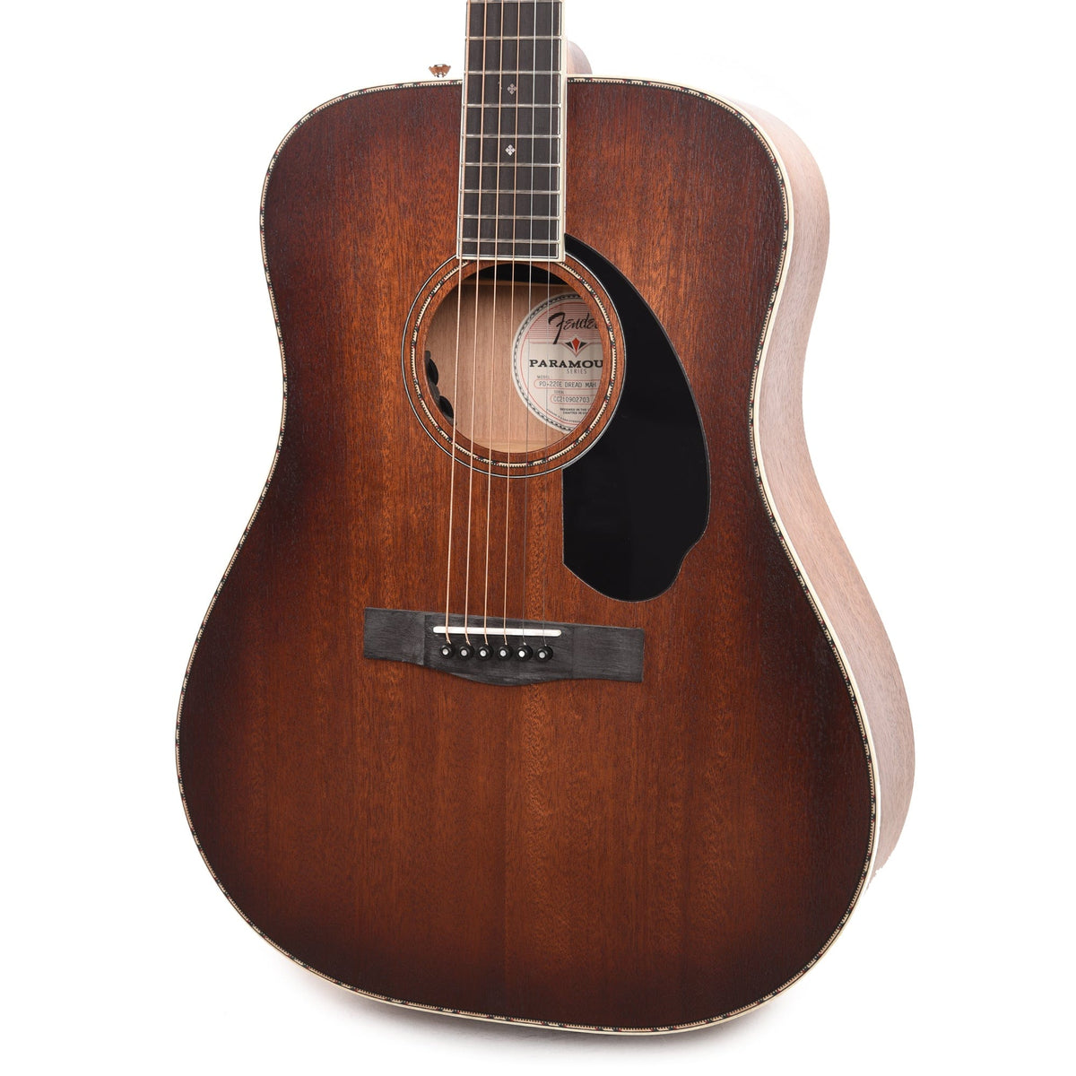 Fender Paramount PD-220E Dreadnought Aged Cognac Burst Acoustic Guitars / Dreadnought