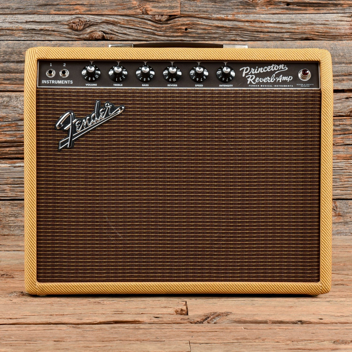 Fender '65 Princeton Reverb 1x12" 12-watt Tube Combo Amp Lacquered Tweed Amps / Guitar Combos