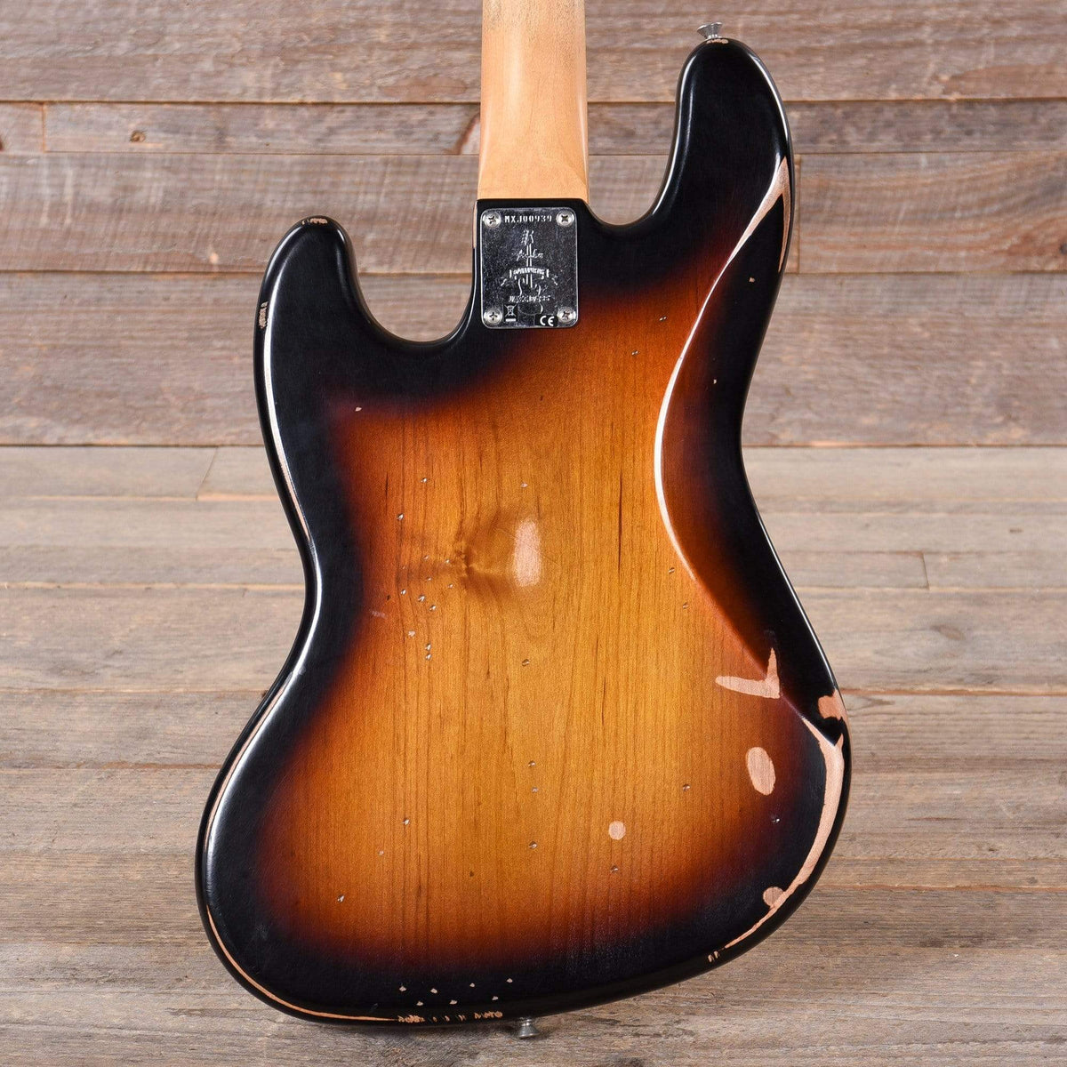 Fender 60th Anniversary Road Worn '60s Jazz Bass 3-Tone Sunburst Bass Guitars / 4-String