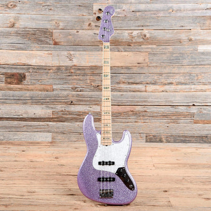 Fender Adam Clayton Signature Jazz Bass Purple Sparkle 2017 Bass Guitars / 4-String