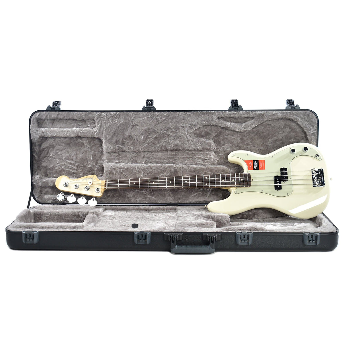 Fender American Pro Precision Bass RW Olympic White USED Bass Guitars / 4-String