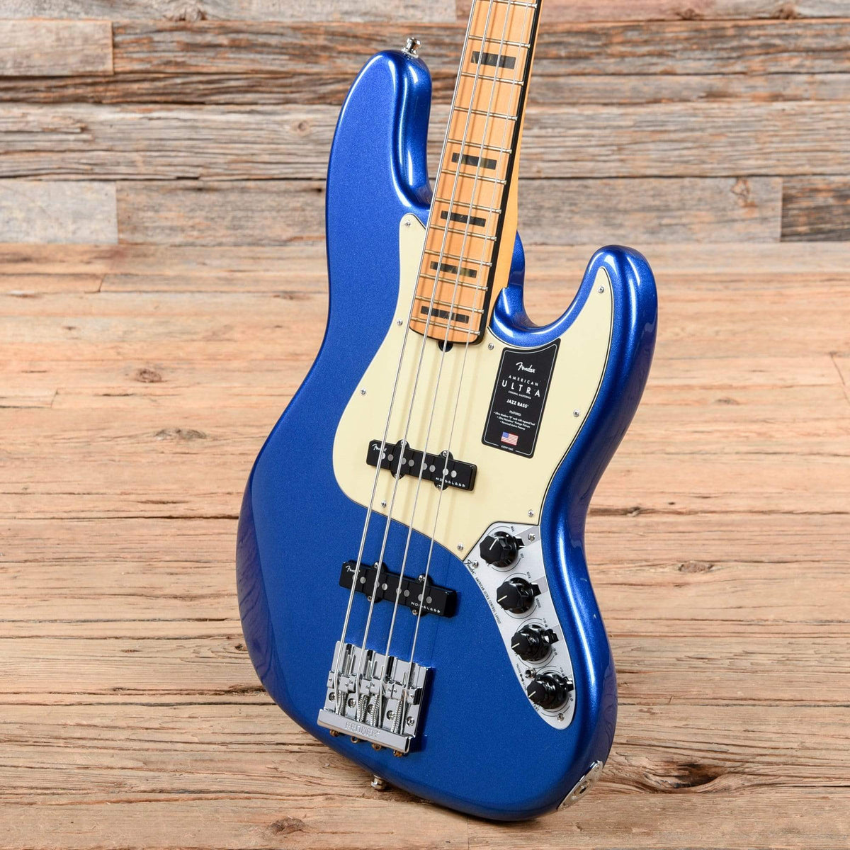 Fender American Ultra Jazz Bass Cobra Blue 2019 Bass Guitars / 4-String