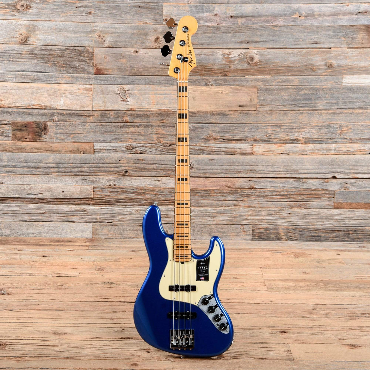 Fender American Ultra Jazz Bass Cobra Blue 2019 Bass Guitars / 4-String