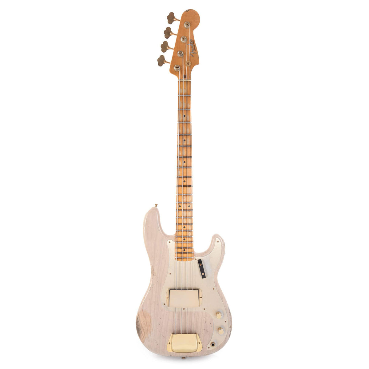Fender Custom Shop 1957 Precision Bass Ash Heavy Relic Super Aged White Blonde w/Gold Hardware Bass Guitars / 4-String