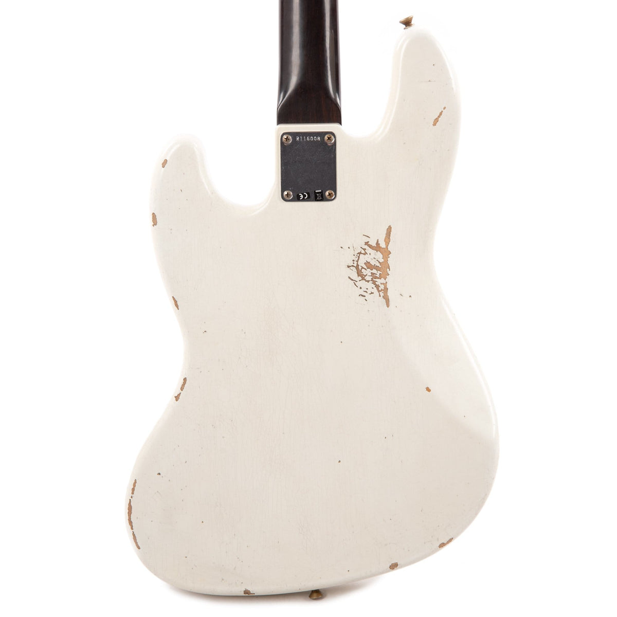 Fender Custom Shop 1960 Jazz Bass "CME Spec" Relic Aged Olympic White w/Rosewood Neck Bass Guitars / 4-String