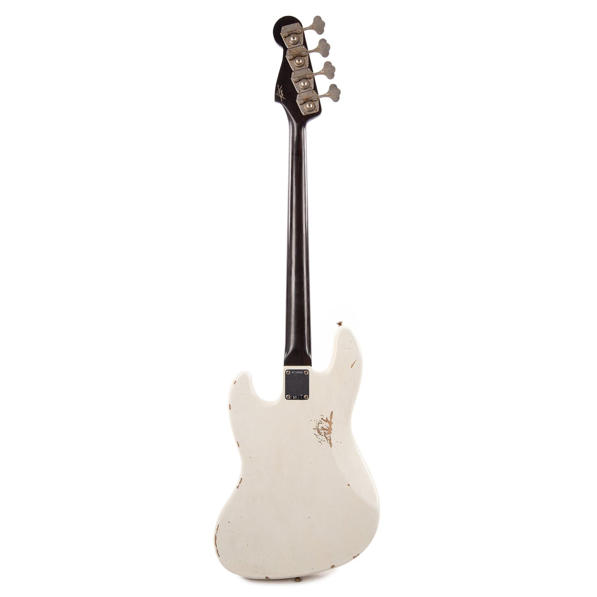 Fender Custom Shop 1960 Jazz Bass "CME Spec" Relic Aged Olympic White w/Rosewood Neck Bass Guitars / 4-String