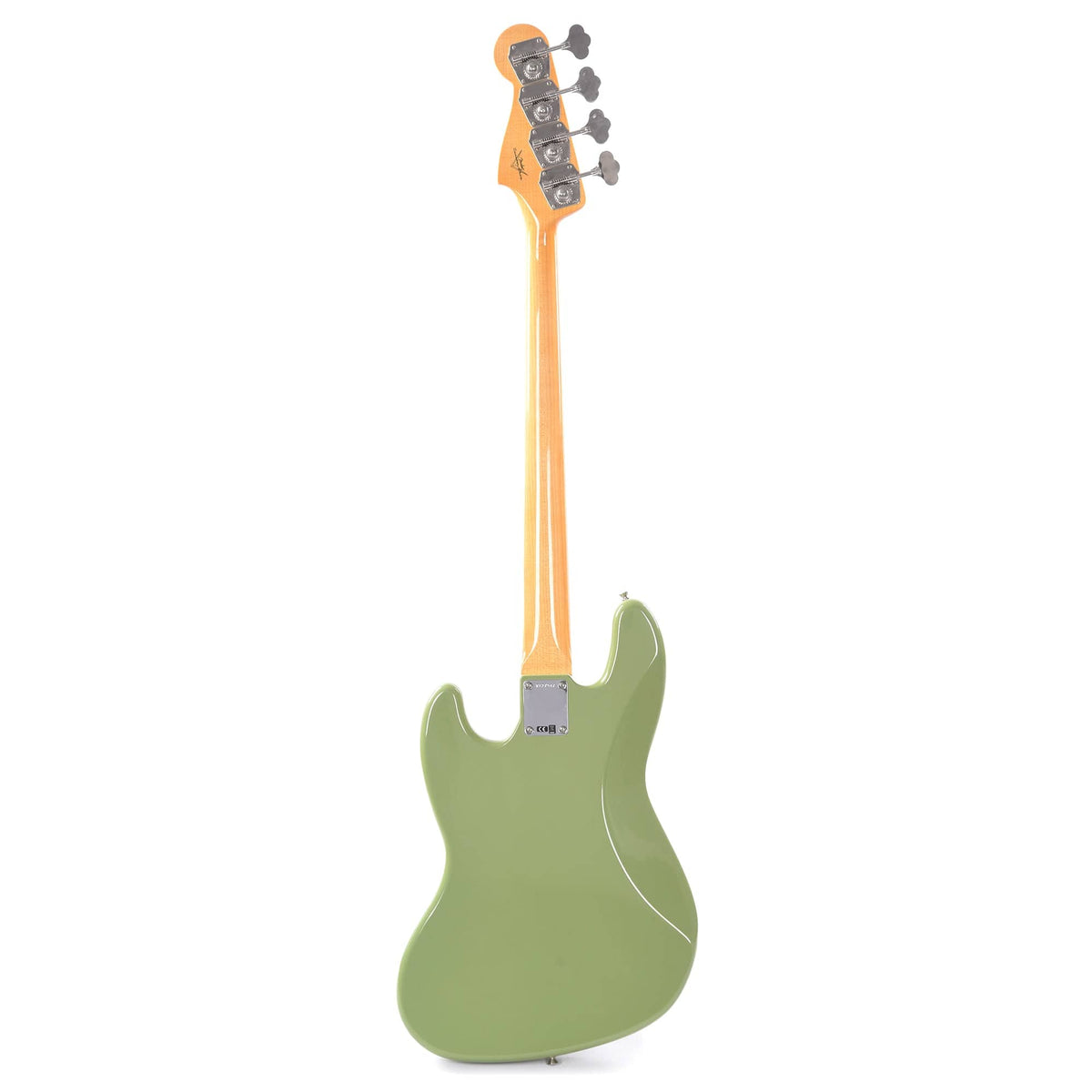Fender Custom Shop 1960 Jazz Bass Deluxe Closet Classic Faded/Aged Sweet Pea Green w/Painted Headcap Bass Guitars / 4-String