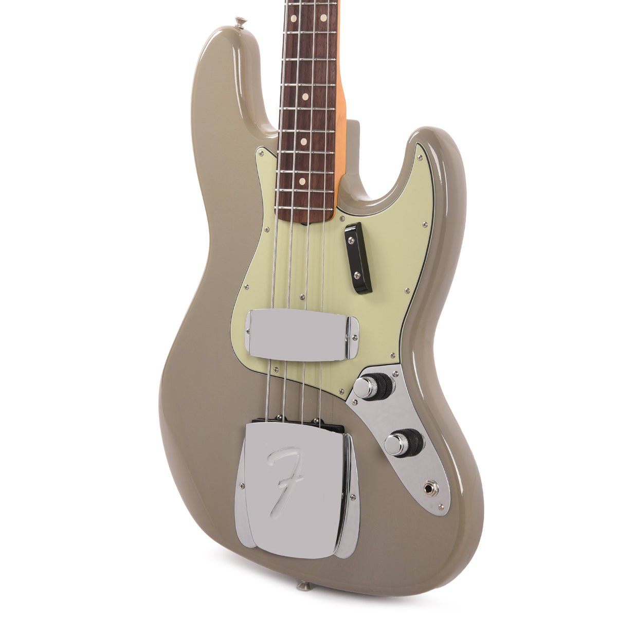 Fender Custom Shop 1960 Jazz Bass Deluxe Closet Classic Super Aged Primer Gray w/Painted Headcap Bass Guitars / 4-String