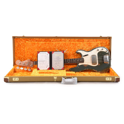 Fender Custom Shop 1962 Precision Bass Heavy Relic Heavy Aged Nicotine Lake Placid Blue Master Built by Vincent Van Trigt Bass Guitars / 4-String