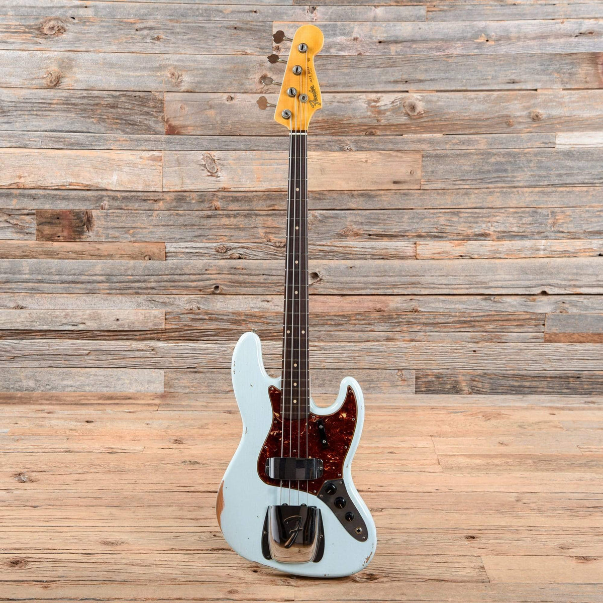 Fender Custom Shop 1964 Jazz Bass Relic Sonic Blue 2020 Bass Guitars / 4-String